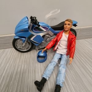 pink passport ken motorcycle